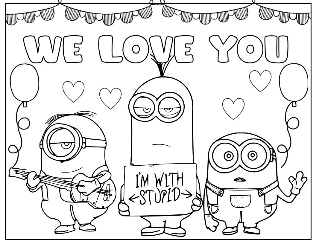 10 Printable Minion Coloring Page For Birthday Personalized With Name For Kids Boy Girl Ages 1 10 Etsy 10 Printable Minion Coloring Page For Birthday Personalized With Name For Kids Boy Girl Ages 1 10 Etsy