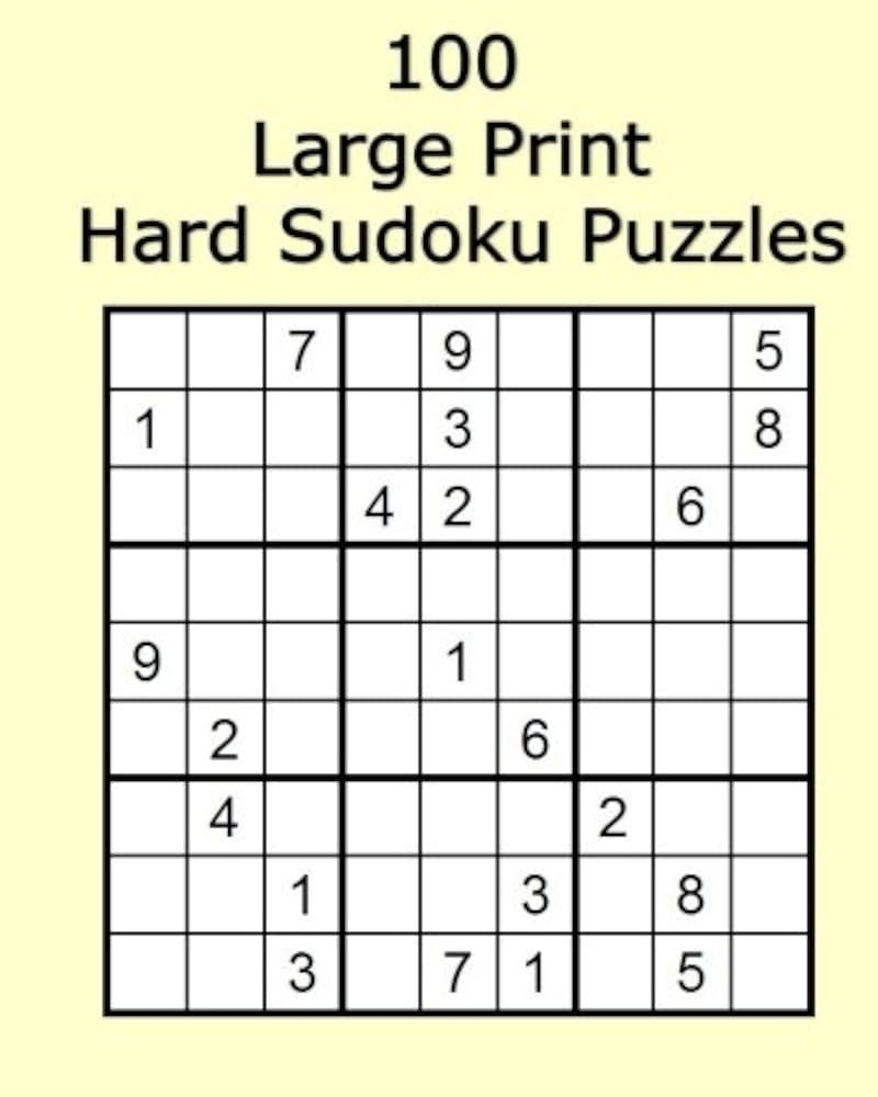 hard sudoku printable