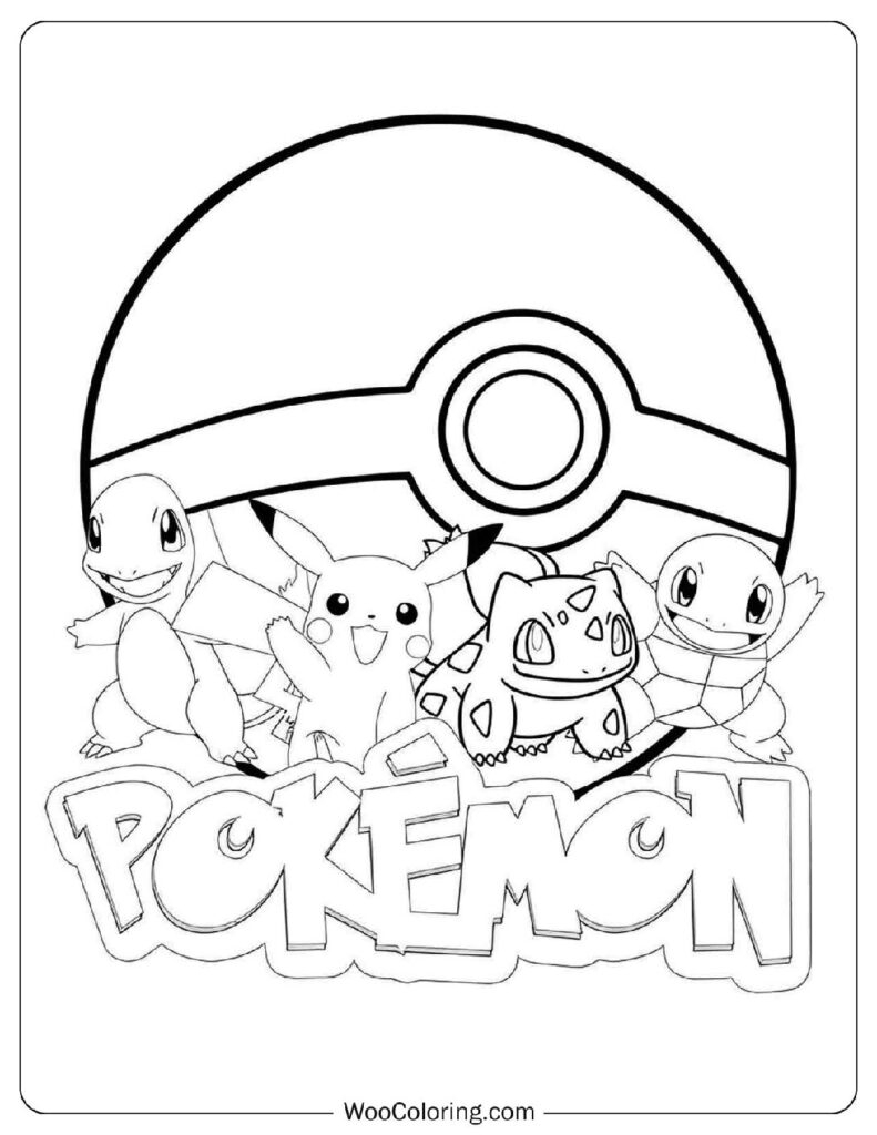 pokemon printable coloring