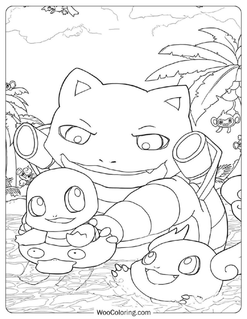 110 Pokemon Coloring Pages Free PDF To Print Woo Coloring