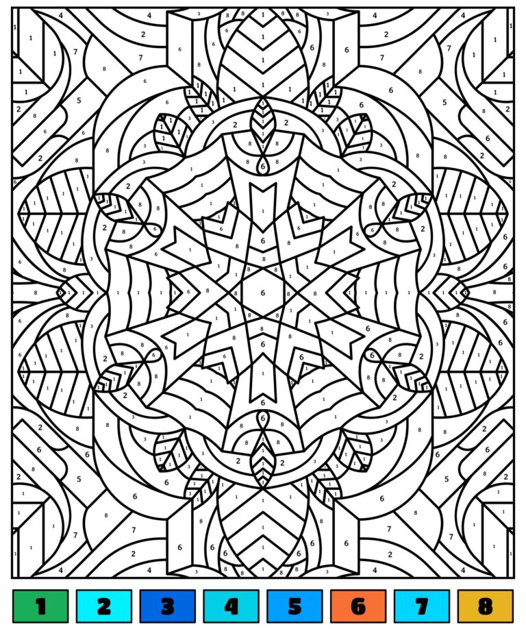 12 Color By Number Printable Ideas Color By Number Printable Adult Color By Number Coloring Pages