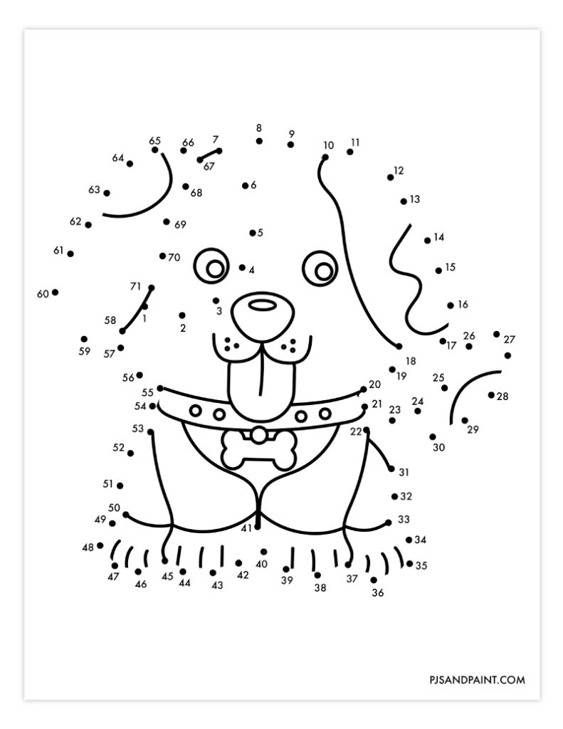 13 Free Printable Connect The Dots Worksheets Pjs And Paint
