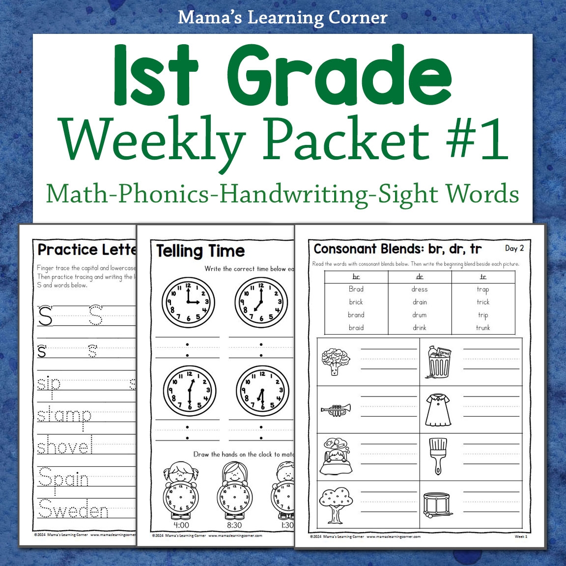 free printable 1st grade worksheets