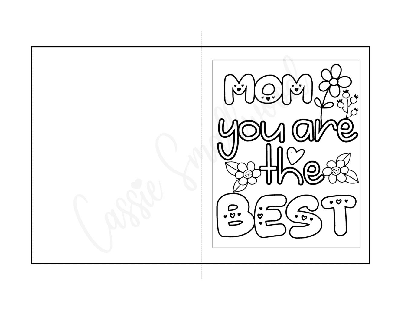 mother's day card printable