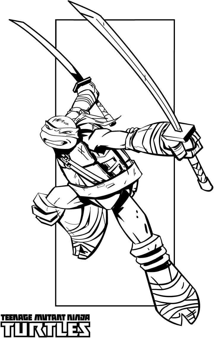 ninja turtles coloring pages printable