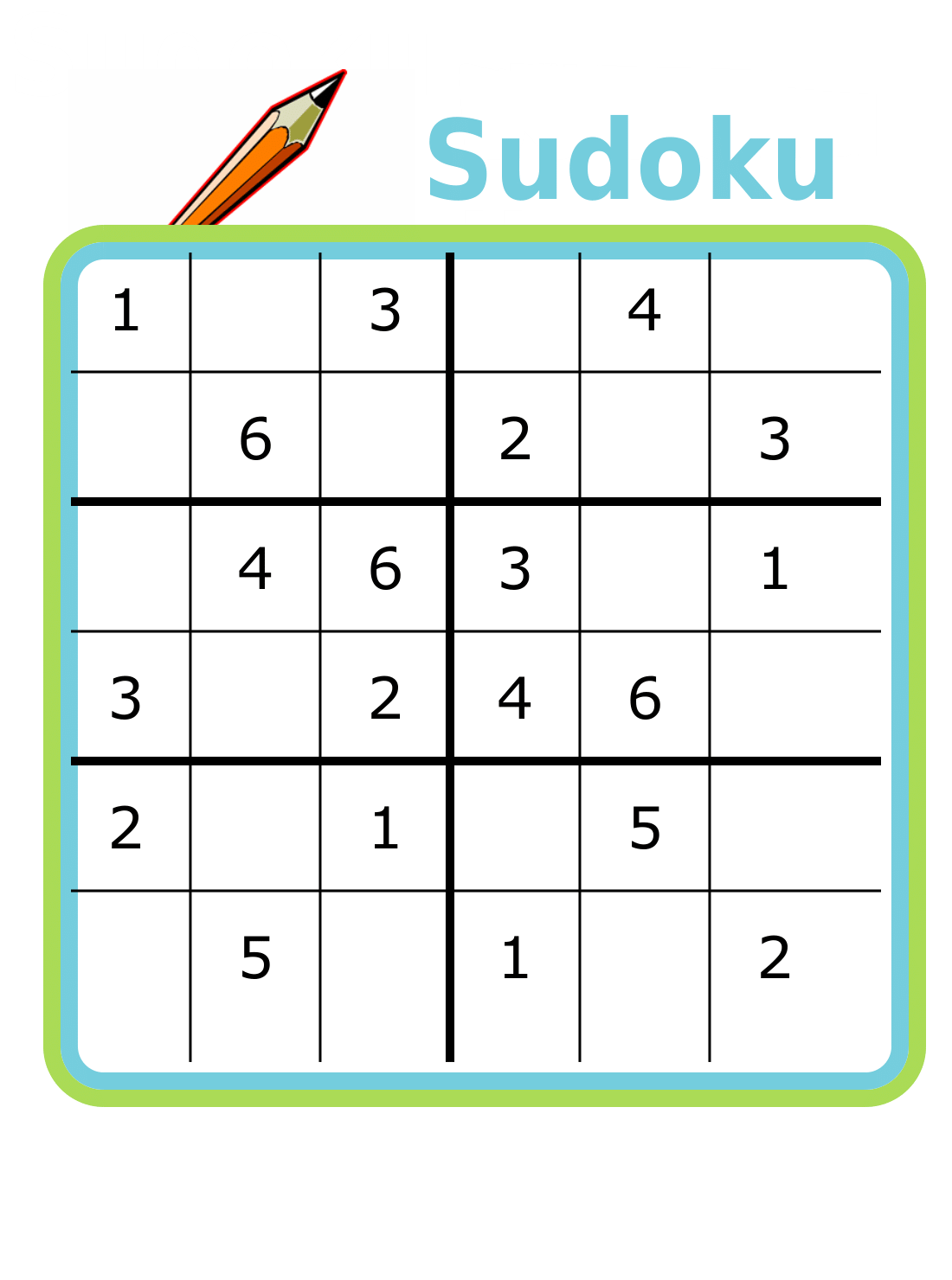 sudoku for kids printable