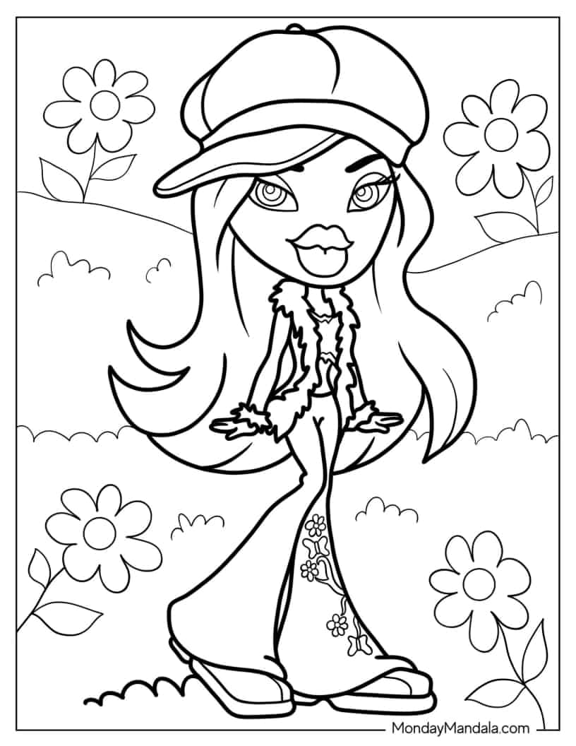 29 Bratz Coloring Pages Free PDF Printables Coloring Pages coloringpages Colo