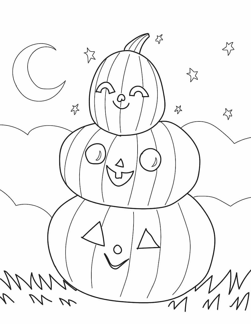 printable fall coloring pages