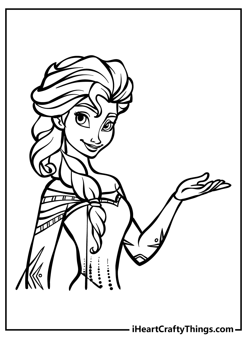 frozen coloring book printable