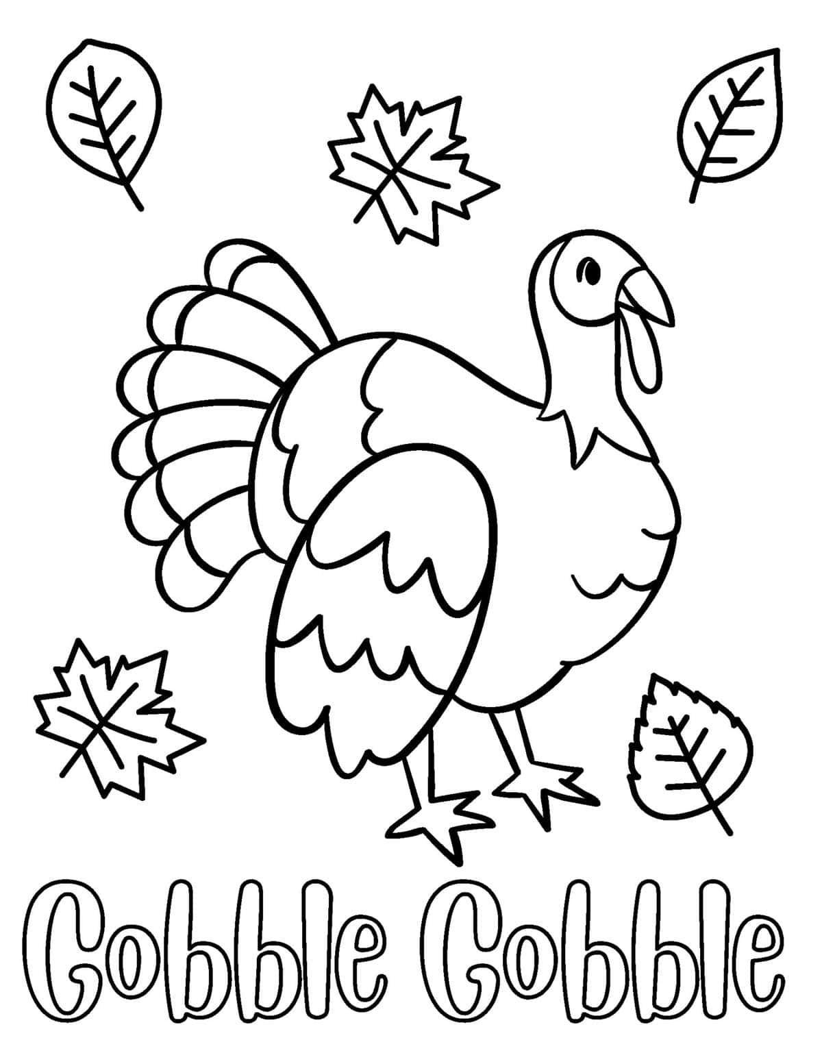 printable thanksgiving coloring pages free