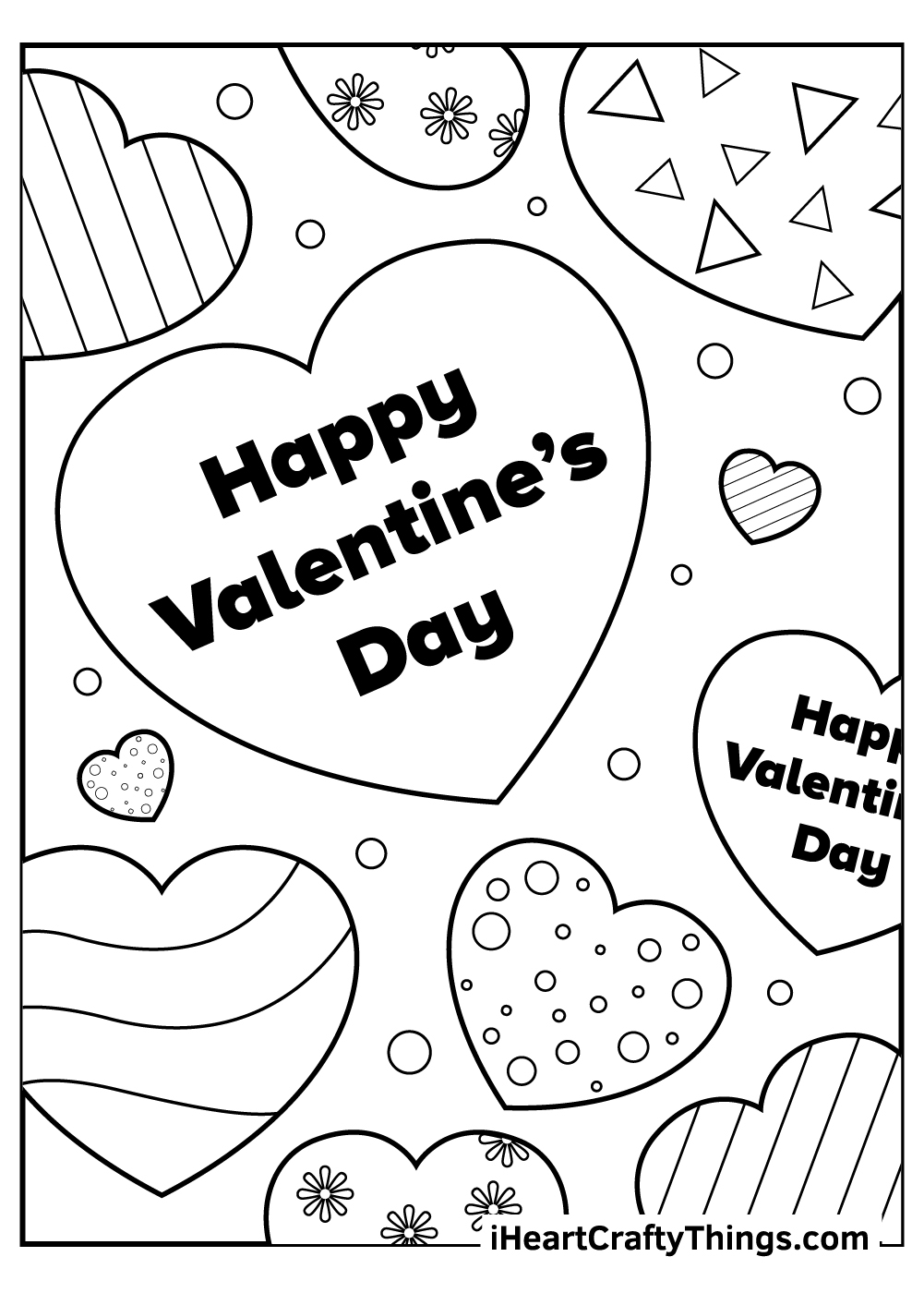 valentine day coloring pages printable
