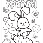 35 Spring Coloring Pages Free PDF Printables Daydream Into Reality