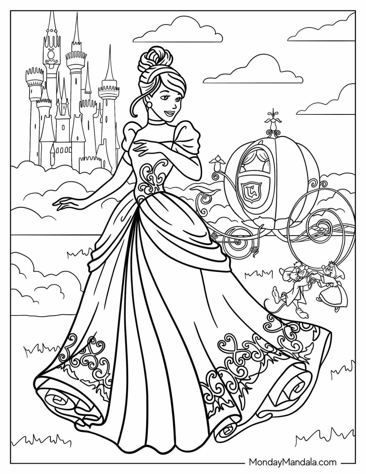 36 Disney Princess Coloring Pages Free PDF Printables  36 Disney Princess Coloring Pages Free PDF Printables