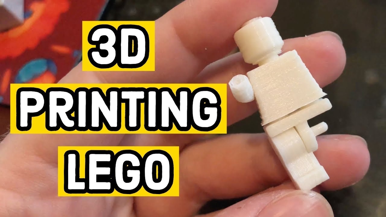 3D Printing LEGO Bricks And Minifigures How To 3D Print A LEGO Minifigure YouTube