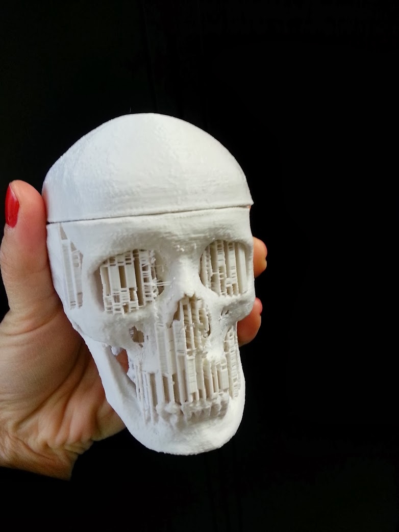 3d printable skull