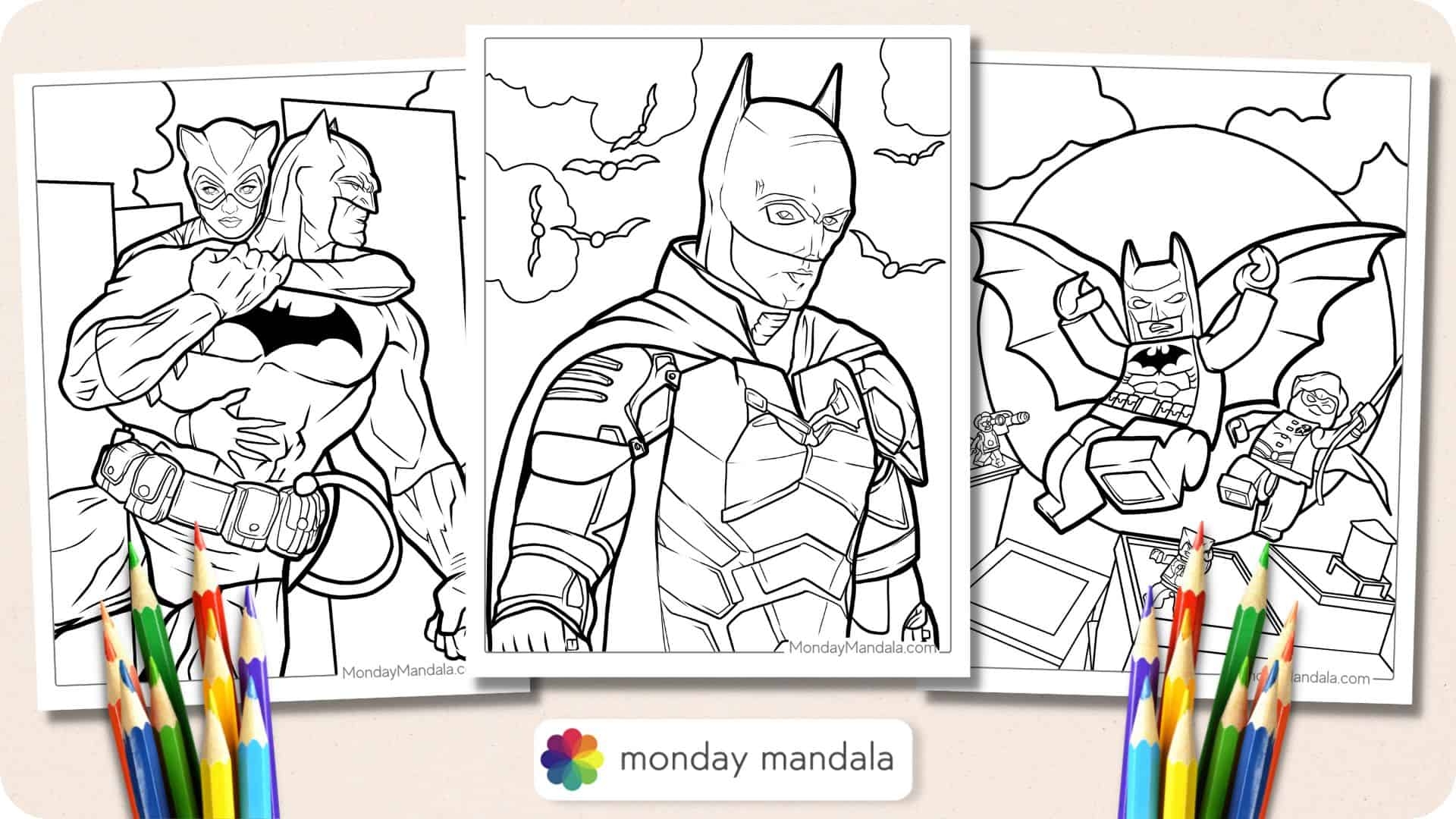 batman coloring pages printable