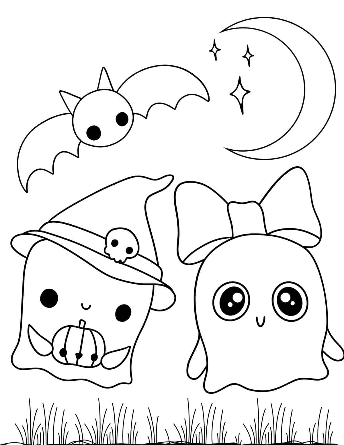 free halloween coloring sheets printable
