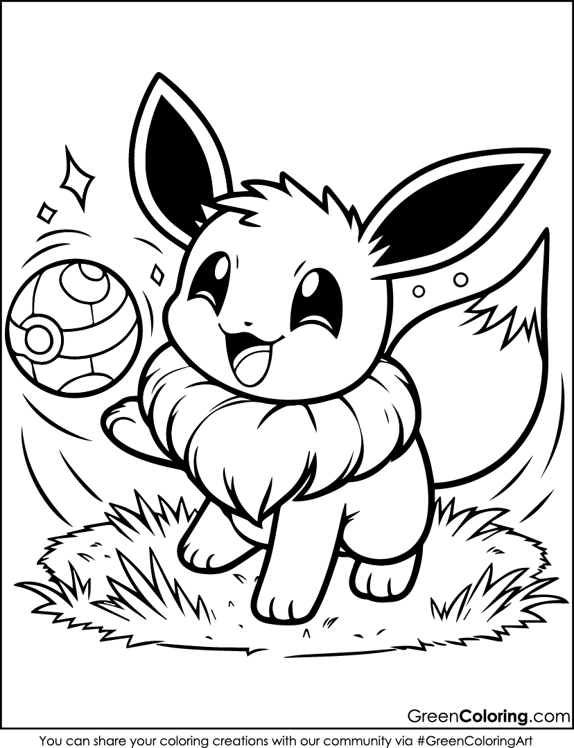 pokemon color pages printable