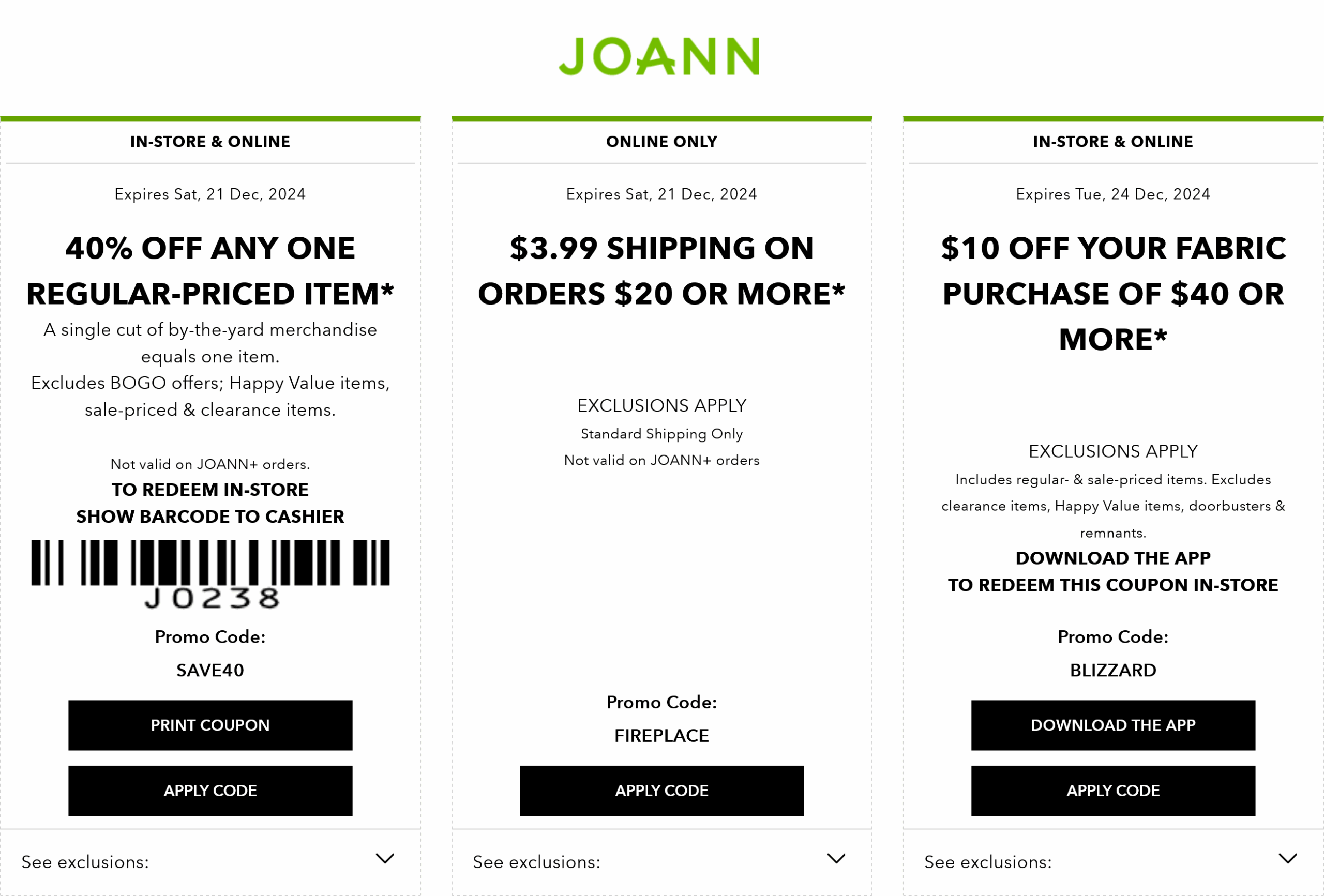 50 Off A Single Item Today At Joann Or Online Via Promo Code SAVE50 Joann August 2025 Coupons Promo Codes Deals 