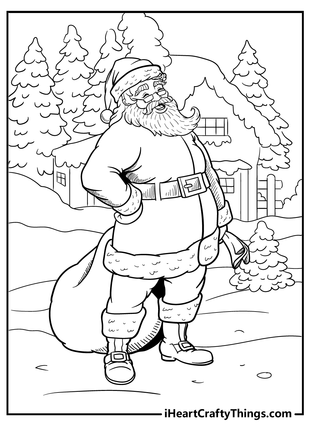 printable coloring pages santa printable coloring pages santa
