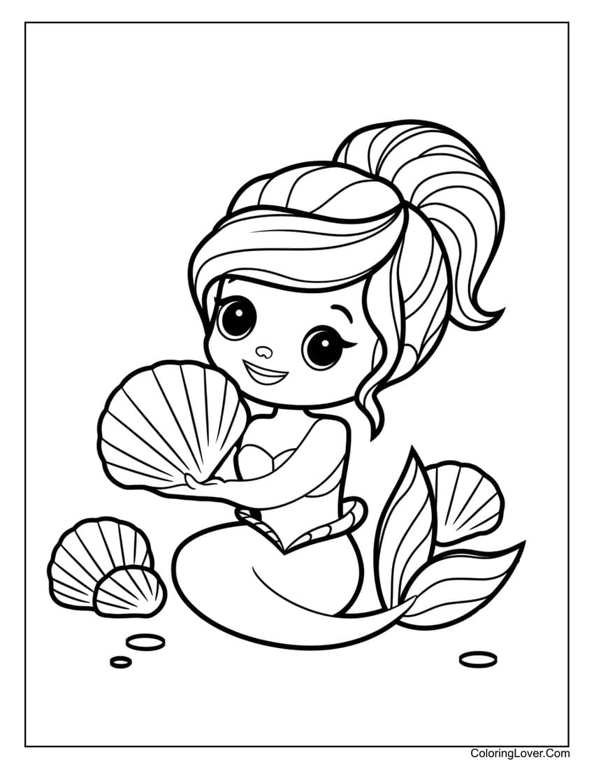 mermaid coloring sheets printable