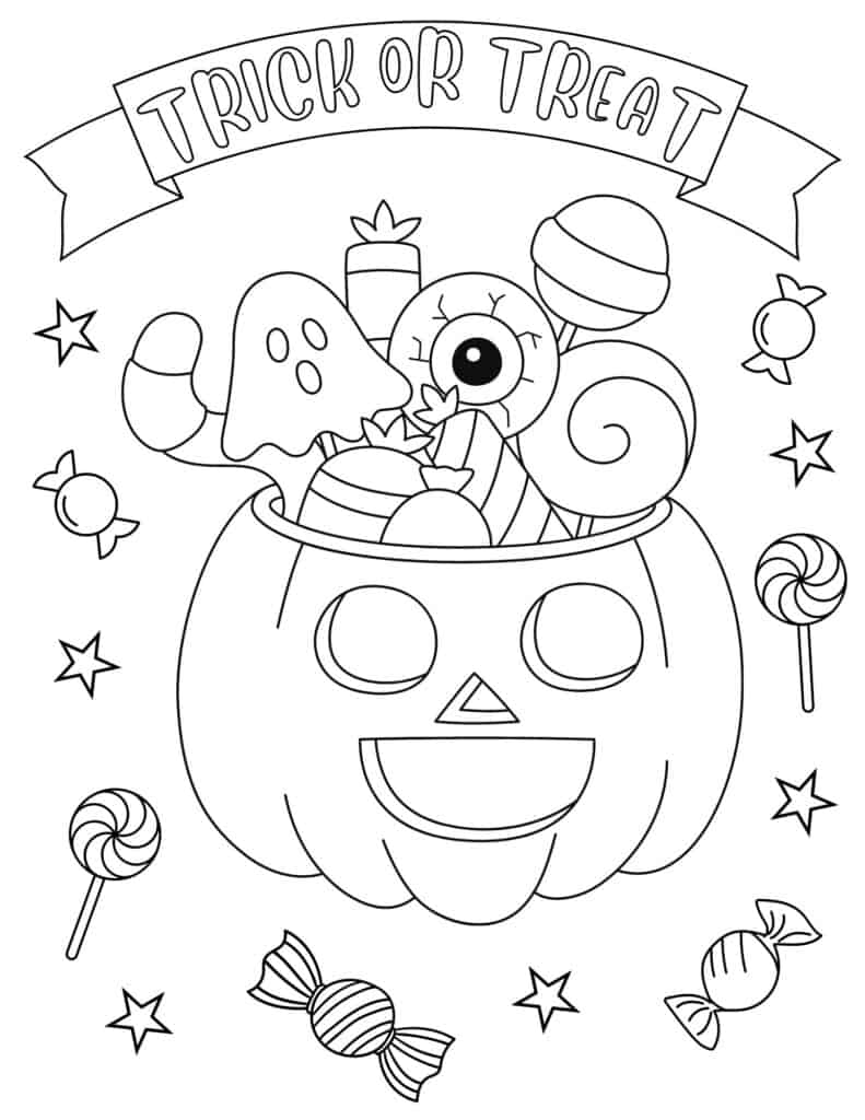 fall coloring printables