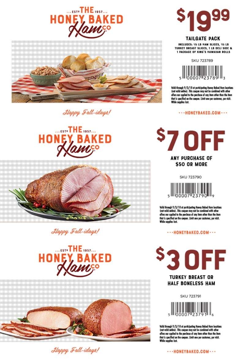 7 Off 50 More At Honeybaked Ham Restaurants HoneyBaked August 2025 Coupons Promo Codes Deals 