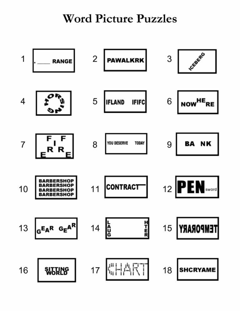 7 Printable Brain Teasers Ideas Printable Brain Teasers Brain Teasers Rebus Puzzles