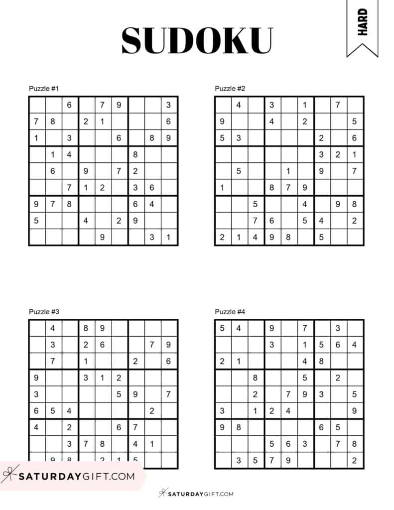 sudoku printable pdf