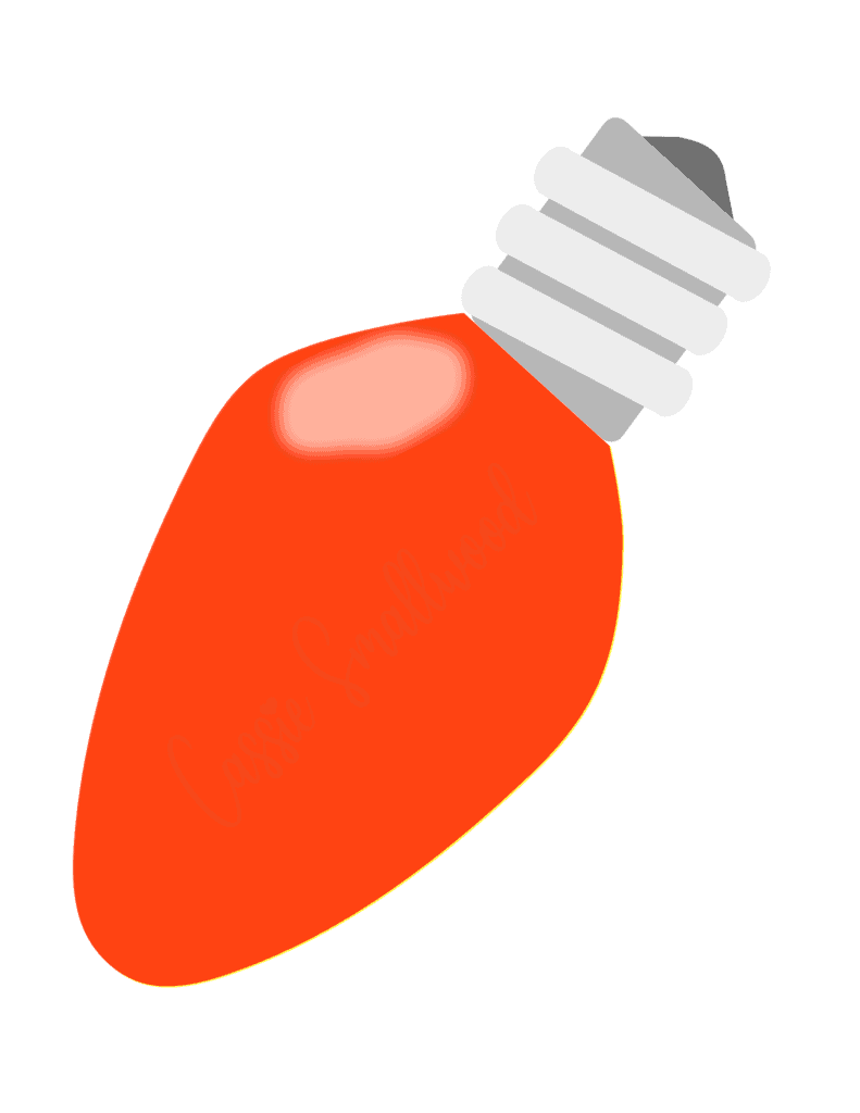 printable christmas bulbs