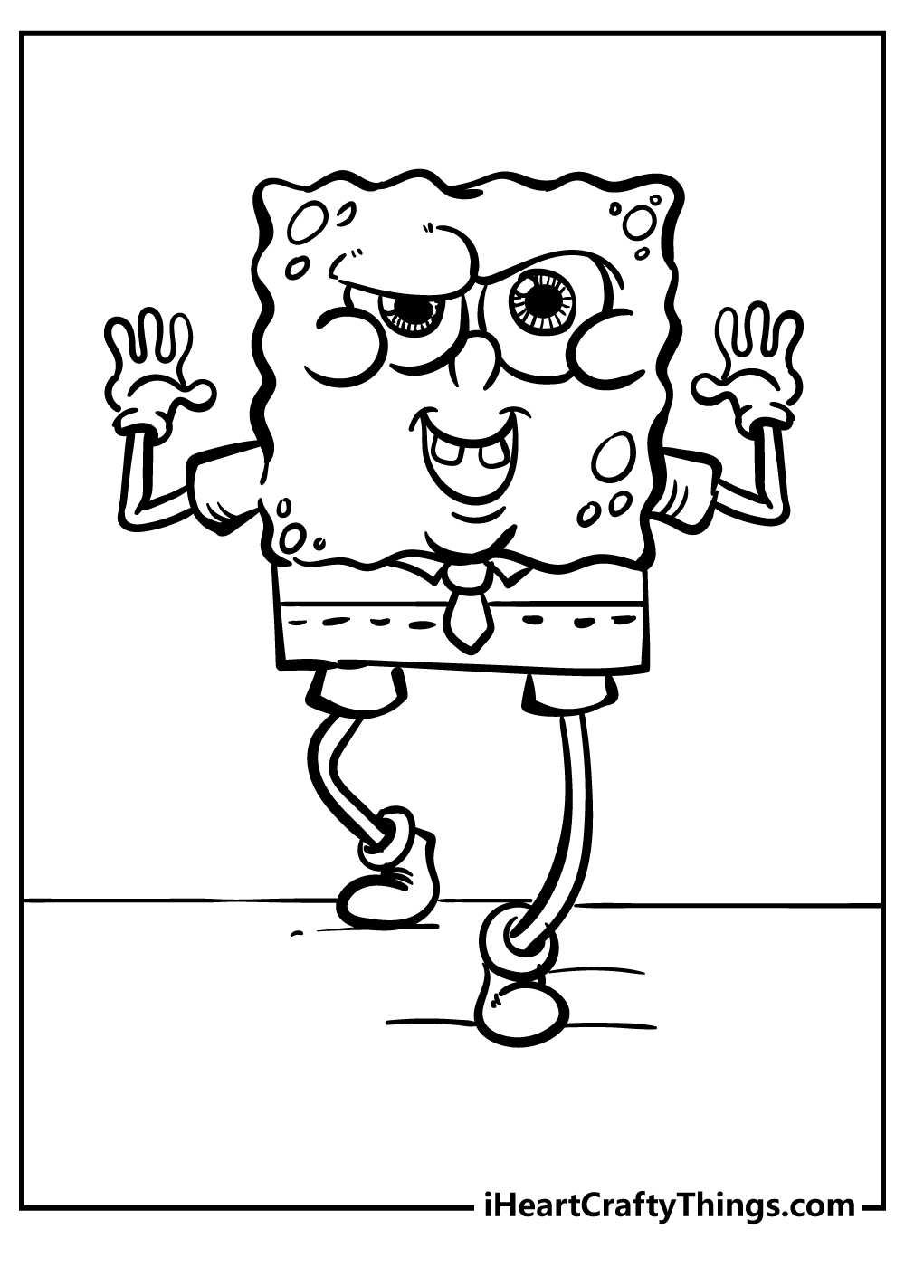 spongebob printable coloring pages