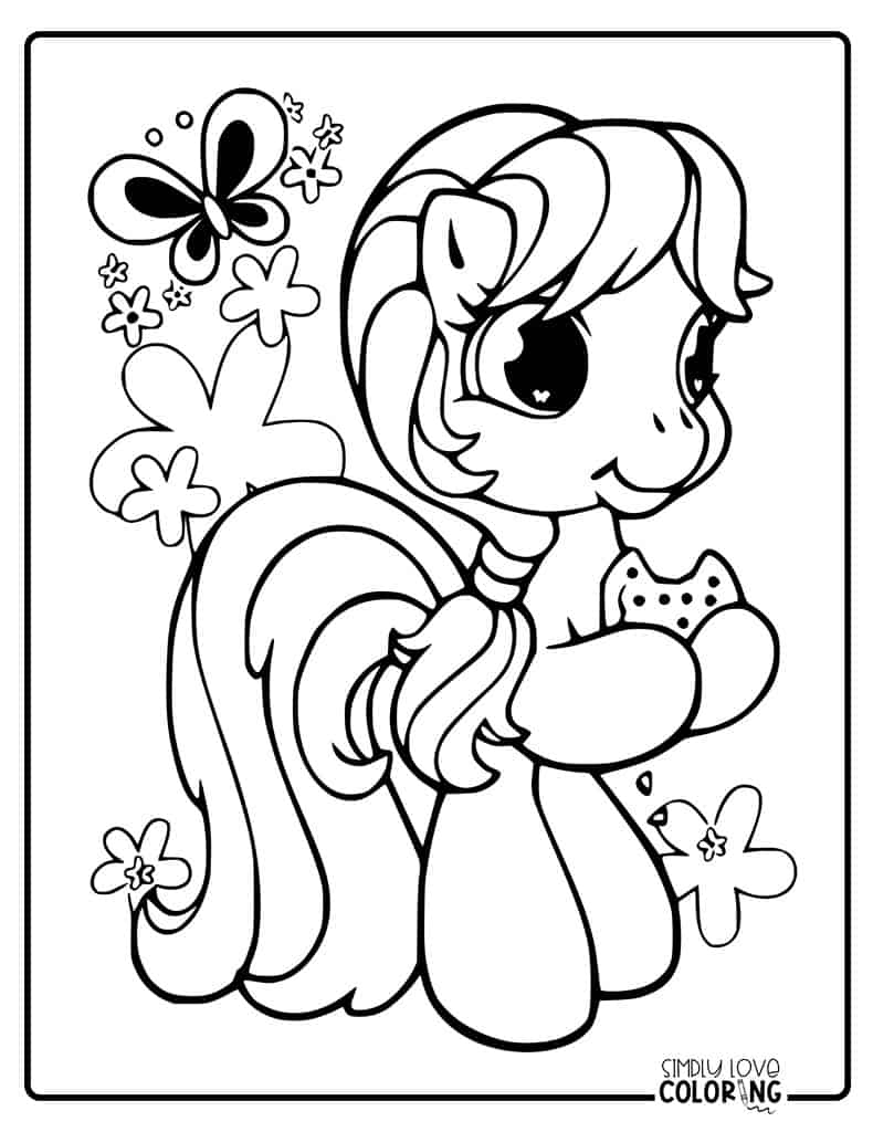 my little pony printable coloring sheets