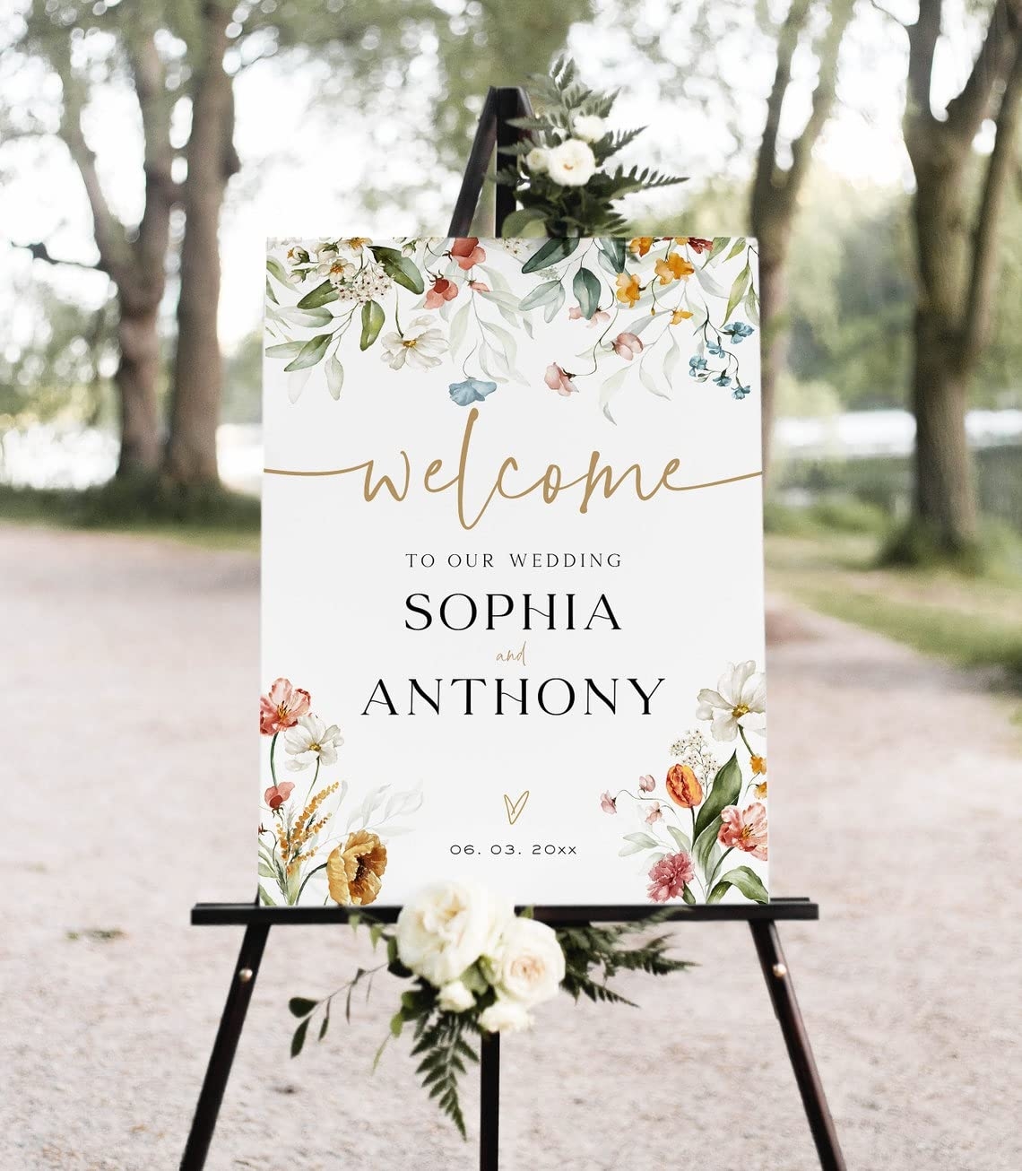 Amazon Generic Welcome To Our Wedding Sign Printable Wedding Welcome Sign 11 Patio Lawn Garden