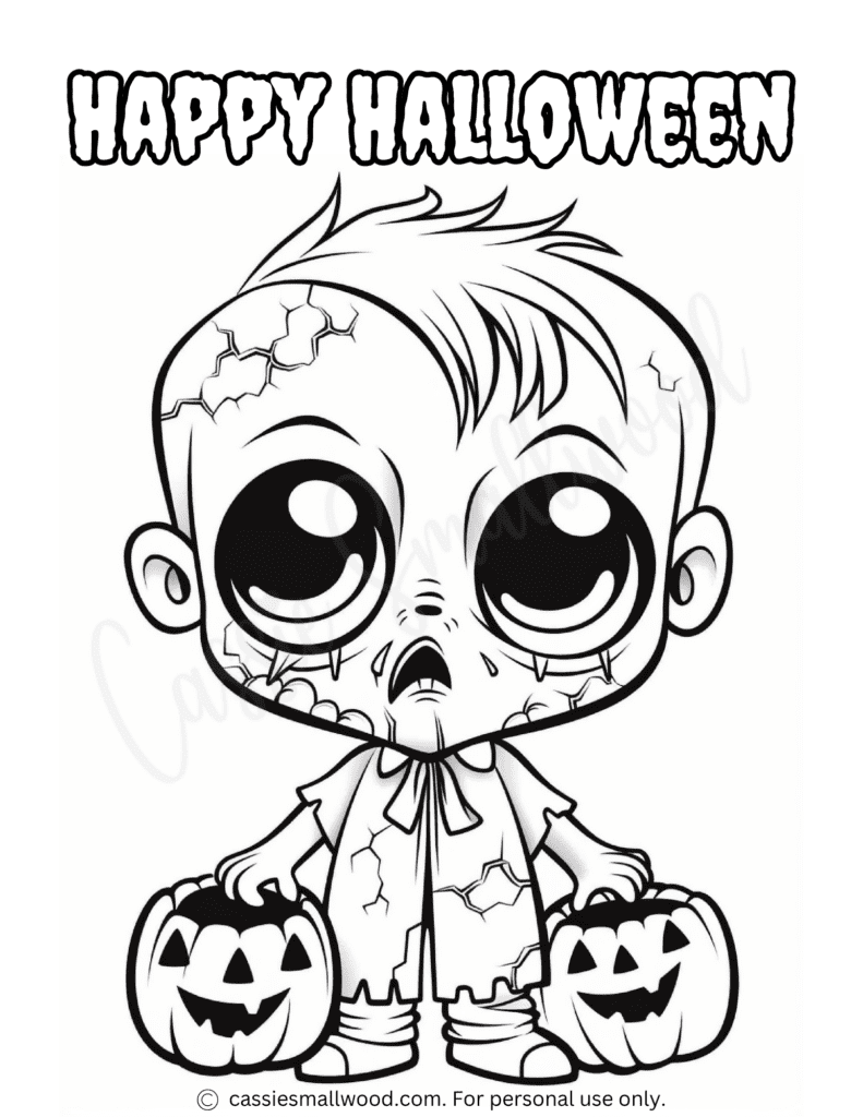 halloween printable color pages