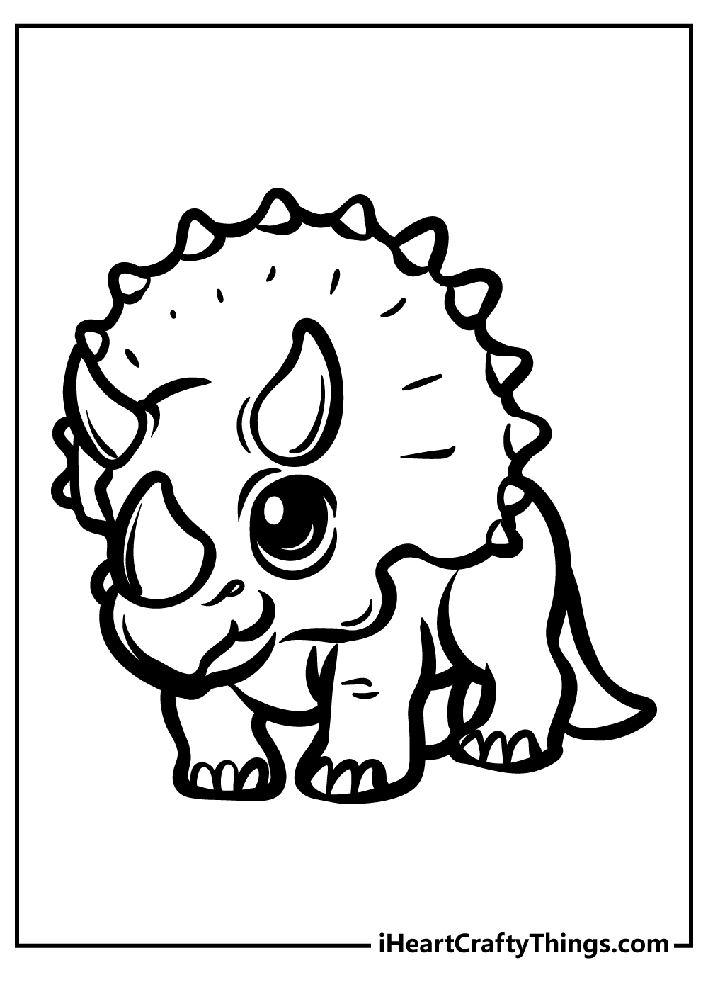 dinosaur color printables