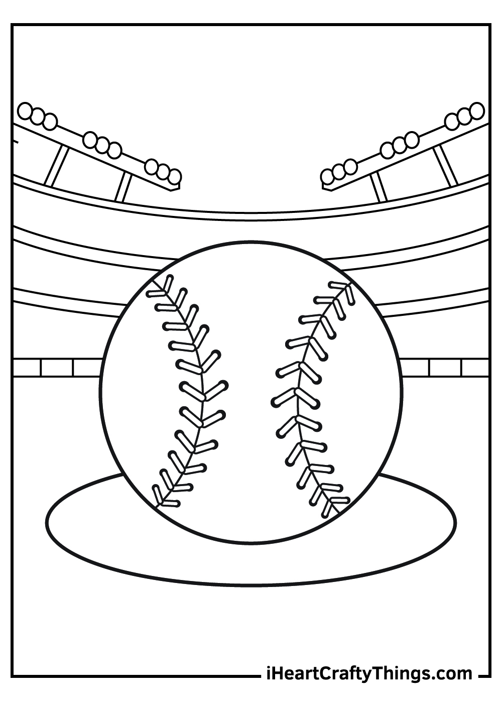 Baseball Coloring Pages Printables 