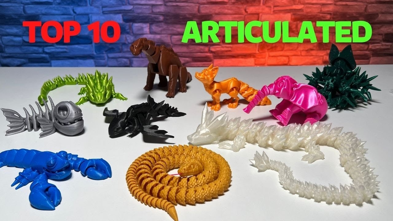 Best 3D Printed ARTICULATED Animals With Cool Timelapse YouTube