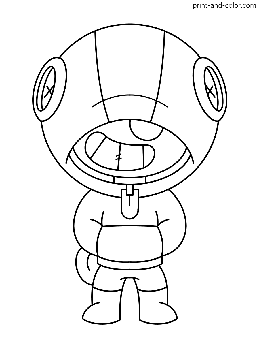 brawl stars printable free coloring