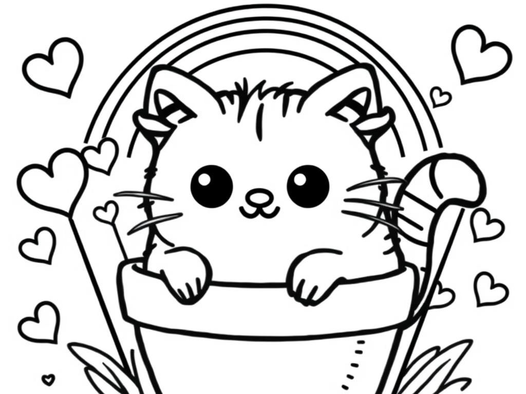 free printable cat coloring pages