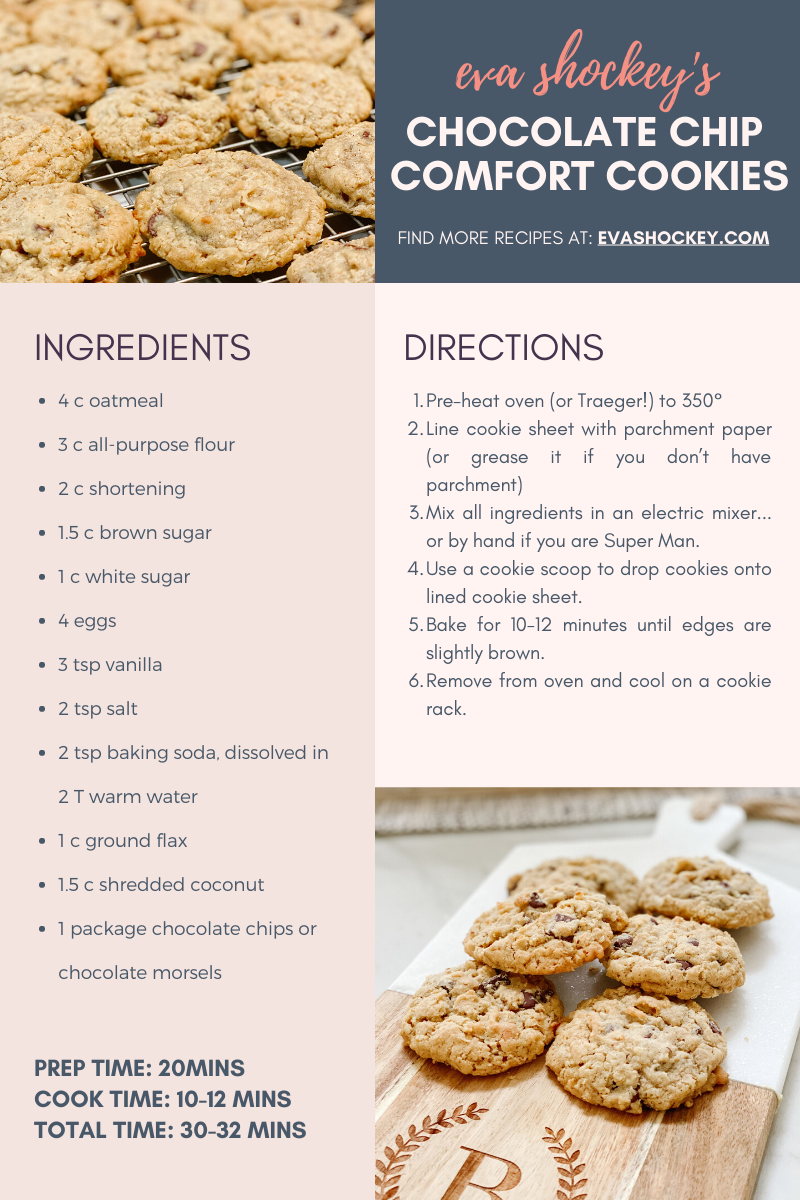 Chocolate Chip Comfort Cookies Eva Shockey