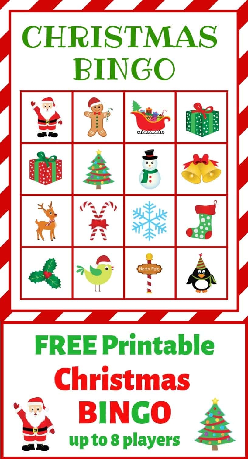 Christmas BINGO Free Printable 