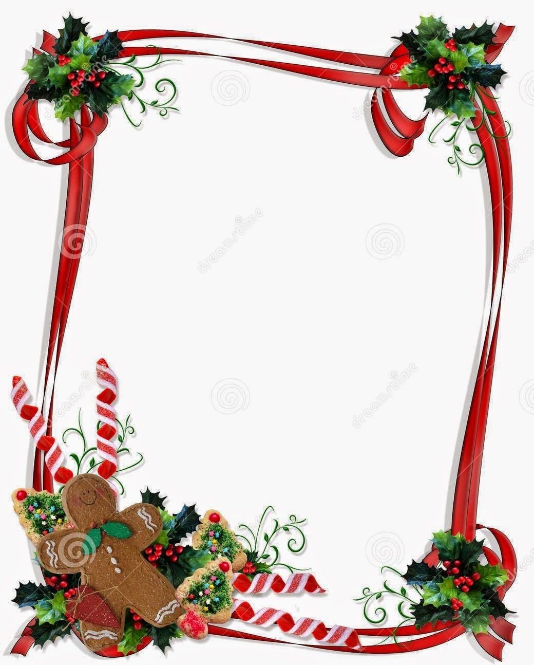 free printable xmas borders