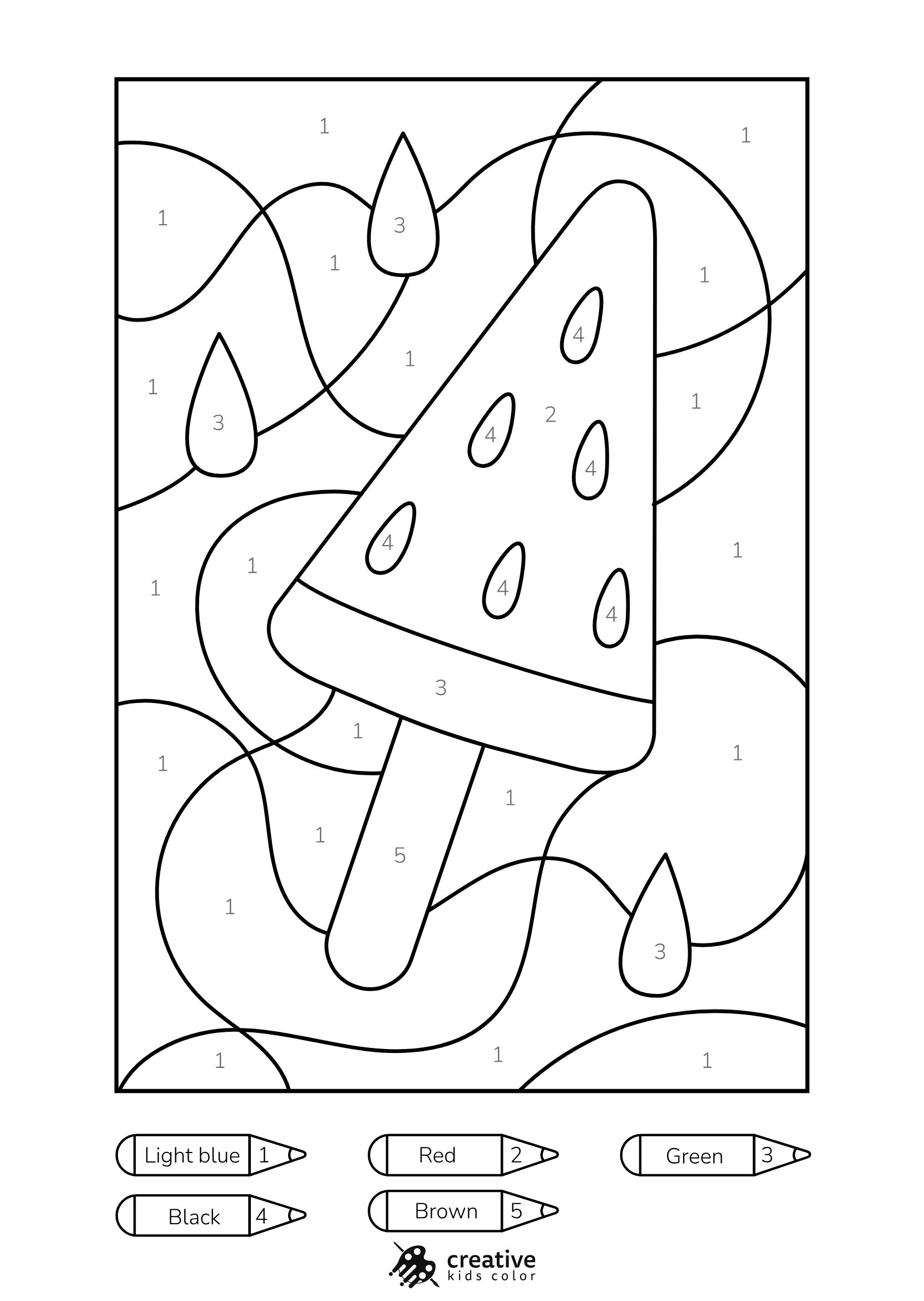 Color By Number Coloring Pages 50 Free Printable PDFs 