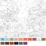 Color By Number For Adult Paint By Number Printable Beauty Landscape Coloring Pages sheets Digital Download advanced Detailed Book 441 Etsy Israel