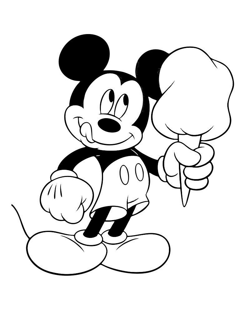 mickey mouse coloring sheets printable