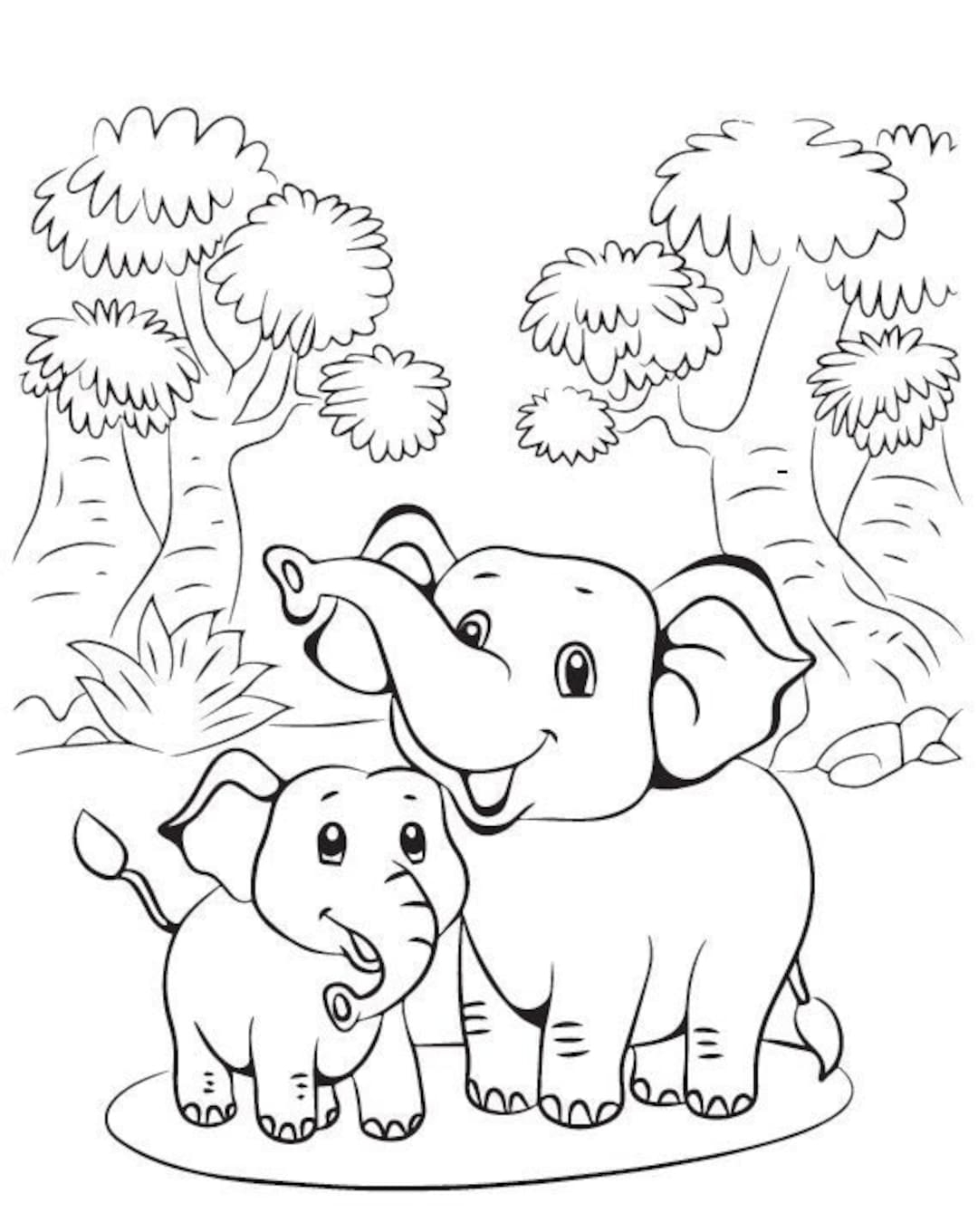 printable elephant coloring pages printable elephant coloring pages