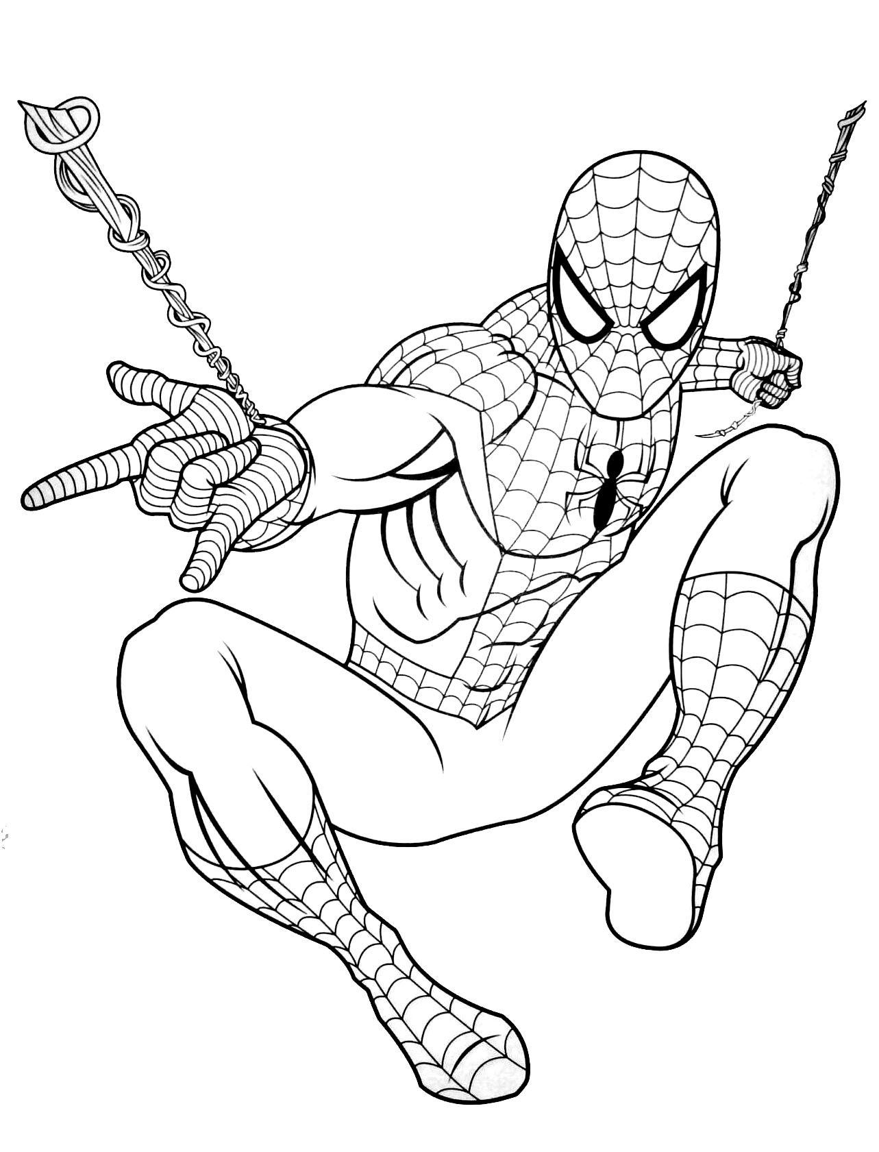 Coloring Pages Free Coloring For Kids Spiderman Coloring Pages Free Coloring For Kids Spiderman