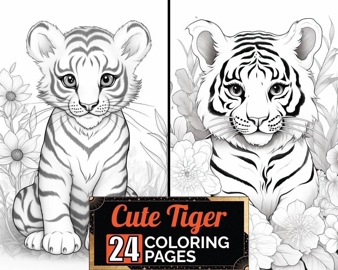 printable tiger coloring pages