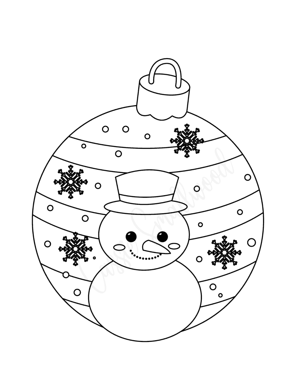 christmas ornaments printable