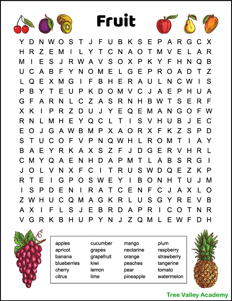 difficult printable word search